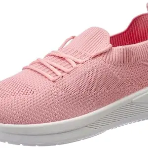 Aqualite Women LSS-502 Shoes, Peach/White, 4 UK/India