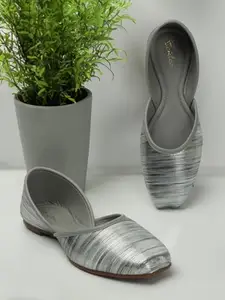 Picktoes PT-S87 Women's Grey Synthetic Leather Casual Flat Sandal