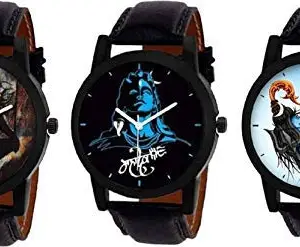 Watch City Jay Enterprise Pack of 3 Multicolour Analog Analog Watch for Men and Boys
