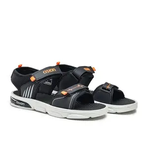 Asian Mens VIRAT-02 Casual Sandals with adjustable velcro closure for easy wear with flexible fitting and trendy and stylish looks with unique sole design | ideal for everyday use for mens as well as boys