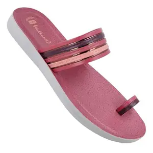 WALKAROO Sandal For Womens|Trendy|Light Weight and Comfortable|Soft Footbed|WL7503 - Fig