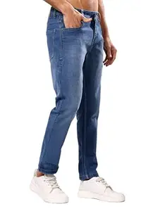 London Hills Men’s Ankle Length Denim Jeans | Slim Fit Ankle Jeans for Men | Casual Wear | No Alteration