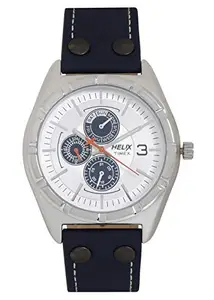 helix Analog Silver Dial Men's Watch-TW029HG11