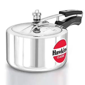 Hawkins Classic 3L (Wide) Aluminium Inner Lid Pressure Cooker (Silver) price in India.