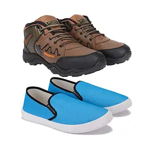 Bersache Sports Shoes for Men | Latest Stylish Sports Shoes for Men (Pack of 2) Combo(MM)-606-1198 Multicolor