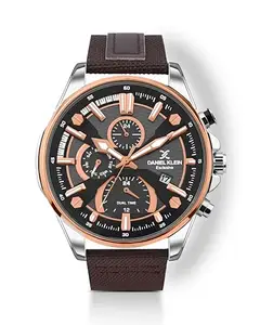 Daniel Klein Nylon Analogue Black Dial Men's Watch-DK.1.13386-5