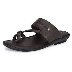 AZZARO BLACK Men's Synthetic Slipper/Flipflop,6,Brown(for_C185_BRN_6)