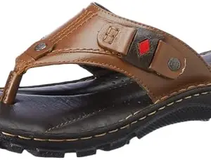 Lee Cooper Men's LC4577C Leather Sandals_Tan_7UK