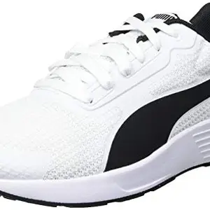 Puma Unisex-Adult Taper White-Black-White Running Shoe - 11 UK (37301805)