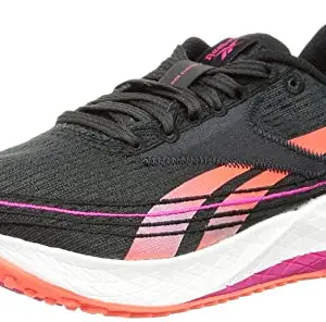Reebok Women Textile,Synthetic Rubber FLOATRIDE Energy 4 Running Shoes CBLACK/PROPNK/ORGFLA UK-5