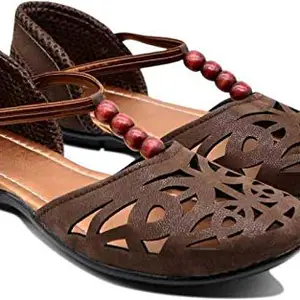 Saba Collection Women's Bellies (Brown, numeric_4)