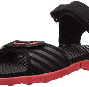 Sparx mens SS 486 | Latest, Daily Use, Stylish Floaters | Red Sport Sandal - 7 UK (SS 486)