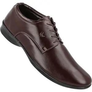 Walkaroo Mens Brown Formal Shoe (WF6008) 8 UK.