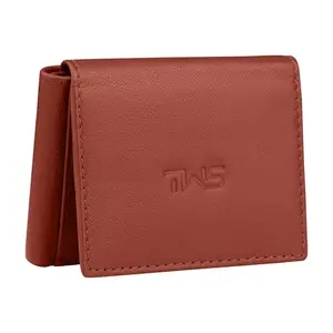 The Wallet Store Fold Craft Vegan Leather RFID Protected Wallet for Men | Tri-Fold Wallet | 9 Card Slots | Cash Compartment | ID Card Pockets (Tan)