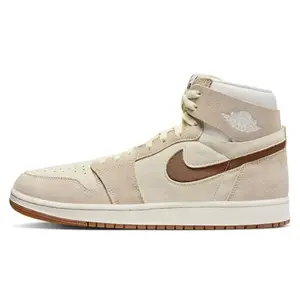 Nike Men's Running Shoes Air Jordan 1 Zm Air CMFT 2-Sail/Legend Coffee-Legend Md Brown-Dv1307-120-7Uk