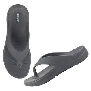URJO ZENO Men's Slippers/FlipFlops Arch Support Orthopaedic Cushion Footbed Made with Levirex for Extra Comfort and 40% Less Pressure Anti Skid & Stylish Dailywear Slippers/FlipFlops for Men by Neoz