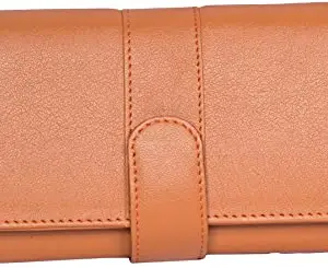 Bag Pepper Pu Leather Solid Wallet for Women Girl's Purse Handbag Clutch Bags (Tan)