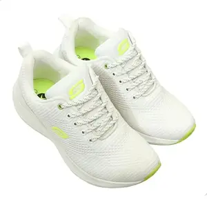 Go Ride Garmin White Sports Running Shoes for Men (Size 6 UK/Ind)