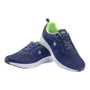 eeken Navy/Lime Green Lightweight Casual Shoes for Men by Paragon (Size 8) - E11273607A022