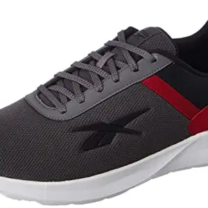 Reebok Men Emergo Runner M ASH Grey/Flash RED R/Black 11