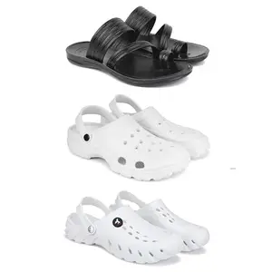 DRACKFOOT Men's Sandals | Lightweight Wear| Stylish & Easy to Wear For Men's GRT-SAN-(3-COMBO)-3152-3122-3145-9