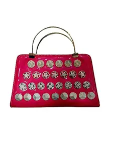 Ladies Choice Synthetic Women's Wallet Small Women's Wallet PU Multi Fold Wallets Pink