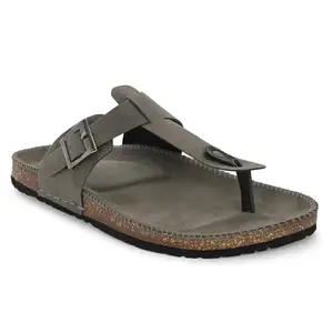AZZARO BLACK Mens Fashion Slipper 137_GID Grey