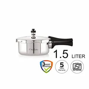 Neelam Triply Stainless Steel Sleek Pressure Cooker Outer Lid Pan, (1.5 Litres) price in India.