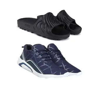 BERSACHE Lightweight Stylish Sandals for MenZ-Combo(PR)-6050-1244 Multicolor