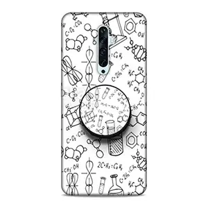 Screaming Ranngers Screaming Ranngers Designer Printed Hard Matt Finish Mobile Case Back Cover with Mobile Holder for Oppo Reno 2Z / Reno 2F (pattens/Simple Designs/White Designs/Formula)