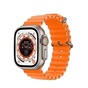 VN-Watch Ultra Seris 8 Smart Watch | Brighter Display | Bluetooth Calling | Long Battery