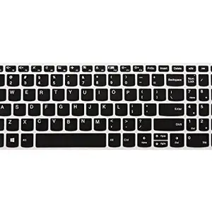 Capsa Keyboard Cover for 2020 2021 Lenovo Ideapad 3 15 15.6 17.3 Inch Laptop Keyboard Protective Skin Cover (with Numeric Keypad), 2020 Lenovo Ideapad 3 15-Black