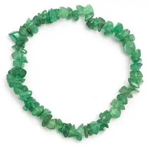 Green Aventurine.Chip Bracelet Crystal Stone Chip Bracelet for Reiki Healing and Crystal Healing Stone for Unisex Search this page