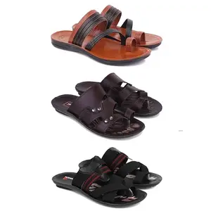 DRACKFOOT Men's Sandals | Lightweight Wear| Stylish & Easy to Wear For Men's GR-SAN-(3-COMBO)-3151-3125-3128-9
