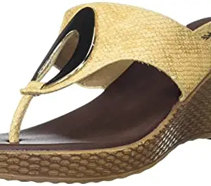 Sole Head Women Gold Fashion Sandals-7 Uk (40 Eu) (176Gold40)(Gold_Faux Leather)