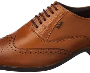 Lee Cooper Men's LC6078E Leather Formal Shoes_Tan_41