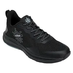 CULT Hustle Men Running Shoes (Black, Numeric_8)