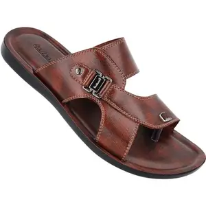 WALKAROO WG5335 Mens Sandals for dailywear and regular use for Indoor & Outdoor - Brown