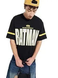 Max URB_N Men Batman Print Oversized T-Shirt