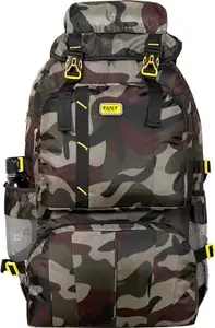 REEDOM FASHION Polyester Tracking shoulder Rucksack Bag with laptop sleeve Rucksack - 60 L (Multicolor) for Men & Women (Militry Color) (RF3566)-BZ