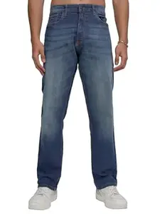 Highlander Men's Straight Fit Jeans | Regular Length | Mid Rise | Jeans Pant for Man