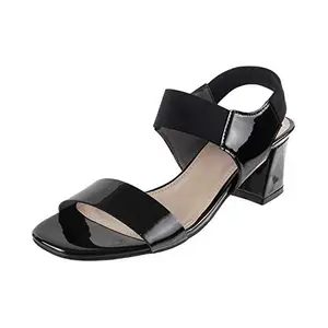 Metro Women's Black Outdoor Sandals-6 UK (39 EU) (33-885)