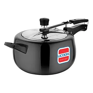 UCOOK By UNITED Ekta Engg. Royale Duo 6.5 Litre Hard Anodised Aluminium Inner Lid Induction Pressure Cooker