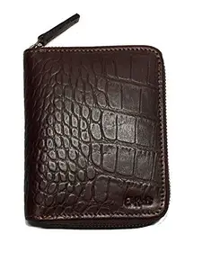 Elecraft Dark Brown Leather Men's RFID Wallet (Wal 01)