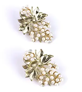 KRELIN Pearl Stud Elegant Stylish Earring Traditional Fashion Jewelry Set for Women Girl