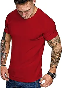 THE BLAZZE 0017 T-Shirt for Men (L,Color_08)