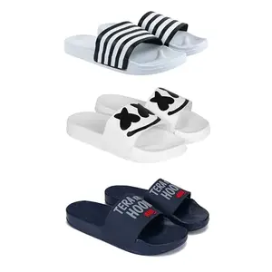 DRACKFOOT Men's Sandals | Lightweight Wear| Stylish & Easy to Wear For Men'S GR-San-(3-COMBO)-3026-3030-1588-9