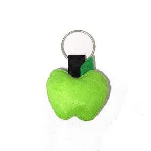 KIKA (TK) Green Apple ZipChain (Keychain)-Handmade