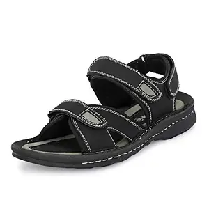 Centrino Men's Black Outdoor Sandals-6 UK (6119)