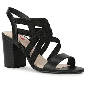 Bata Women's Harmoni Black Sandal-5 Kids UK (7616174)